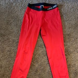 Like new Nike Pro tights size medium